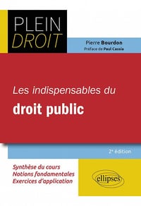 Les indispensables du droit public - Pierre Bourdon (2021)