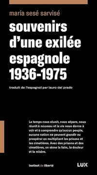 María Sesé Sarvisé - Souvenirs d'une exilée espagnole 1936-1975 (2026)