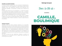 Solange Carayon - Dans la tête de : Camille, boulimique (2025)