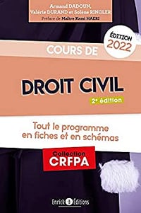 Cours de droit civil 2022: Tout le programme en fiches et en schémas - Armand Dadoun, Solène Ringler, Valérie Durand, Valérie Durand (2021)