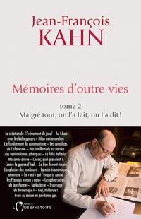 Mémoires d'outre-vies, Tome 2 - Jean-François Kahn (2022)