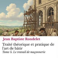 Traité théorique et pratique de l'art de bâtir Tome 5.: Le travail de maçonnerie - Jean Baptiste Rondelet (2025)