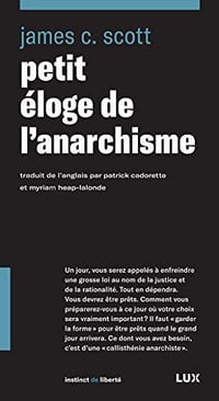 Petit eloge de l’anarchisme - James C. Scott
