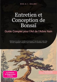 Entretien et Conception de Bonsaï - Guide Complet pour l'Art de l'Arbre Nain - Eka A.I. Salbei (2025)