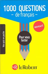 1000 questions de français - Le Robert