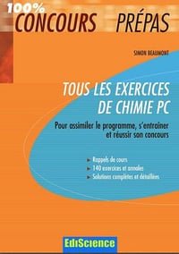 Tous les exercices de Chimie PC - Simon Beaumont