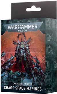 Warhammer 40000 Carte Technique Index Space Marine du Chaos (10th Edition) - Games Workshop (2026)