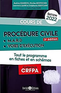 Collectif, "Cours de procédure civile 2022 : MARD, voies d'exécution", 4ème édition - (2021)