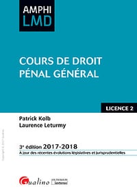 Cours de droit pénal général