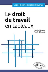 Le droit du travail en tableaux - Agnès Etiennot (2017)