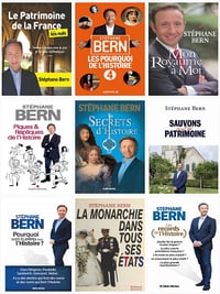 Stéphane Bern - Pack 25 livres